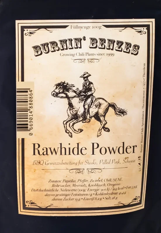 Burnin‘ Benzes Rawhide Powder – Gewürzmischung