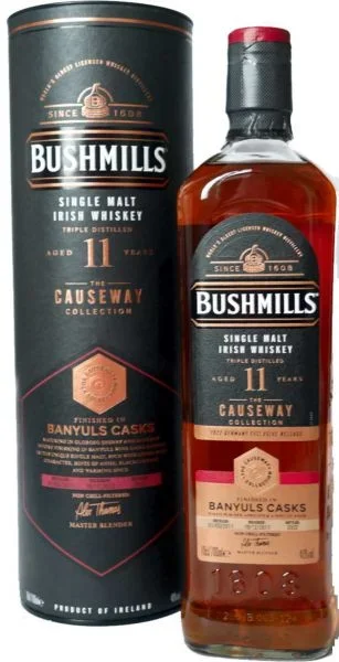 Bushmills 11 J. Causeway Banyuls Cask Collection 46% vol. Single Malt Cuvée Cask limited Collection 700 ml