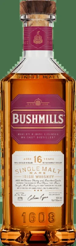Bushmills 16 Years Old Single Malt Rare Irish Whiskey