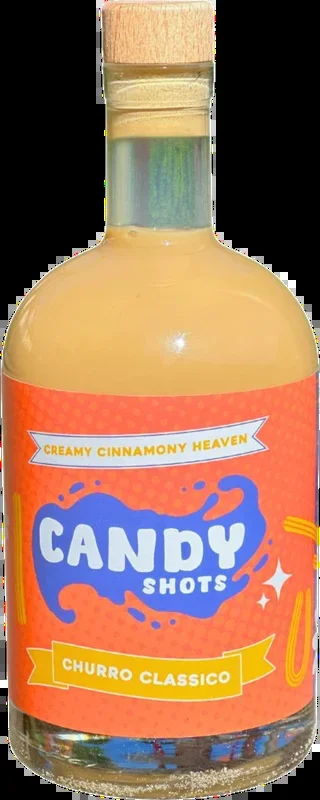 CANDYSHOTS Churros Likör – Zucker und Zimt Sahnelikör