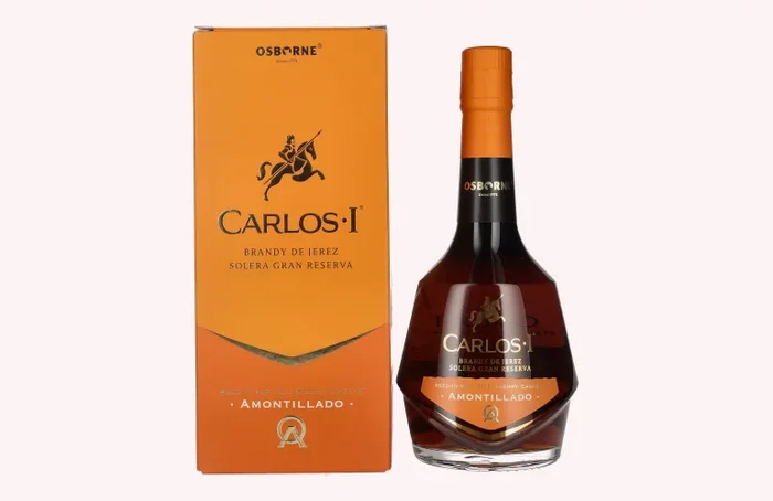Carlos I Solera Gran Reserva AMONTILLADO Brandy de Jerez 40,3% Vol. 0,7l in Geschenkbox