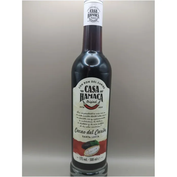 Casa Hamaca Cacao del Caribe Likör mit Rum aus Santa Lucía 17 %