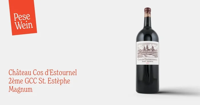 Château Cos d’Estournel 2ème GCC St. Estèphe Magnum 2017