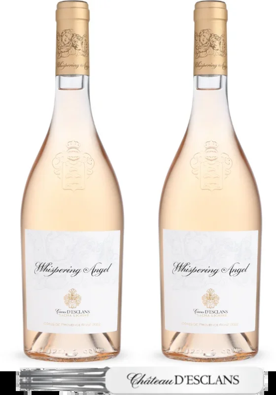 Chateau d’Esclans 2 Fl. Whispering Angel 2024 + gratis Korkenzieher, 2x 0,75l