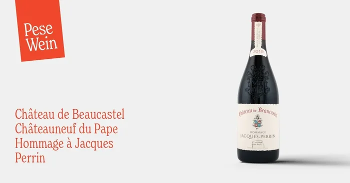 Château de Beaucastel Châteauneuf du Pape Hommage à Jacques Perrin 2019
