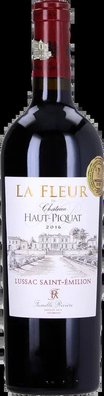 Château Haut-Piquat La Fleur Lussac-Saint-Émilion 2016, 0,75 l