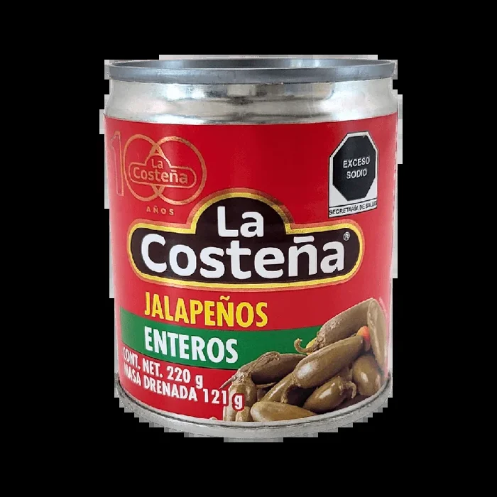 Chili Jalapeños Enteros / ganz von La Costeña 220g