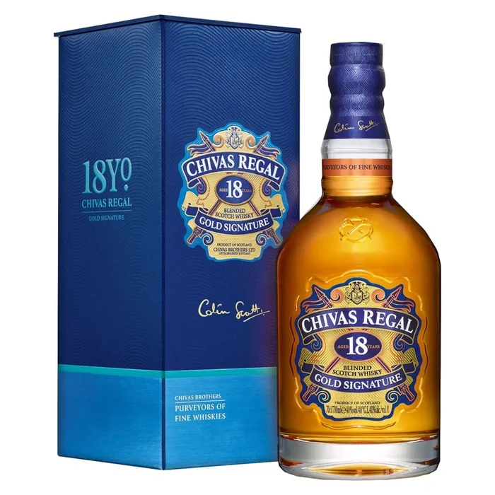 Chivas Regal 18 Year Old Gold Signature in Geschenkbox