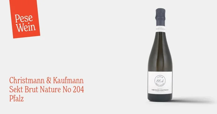 Christmann & Kaufmann Sekt Brut Nature No 204 Pfalz 2021