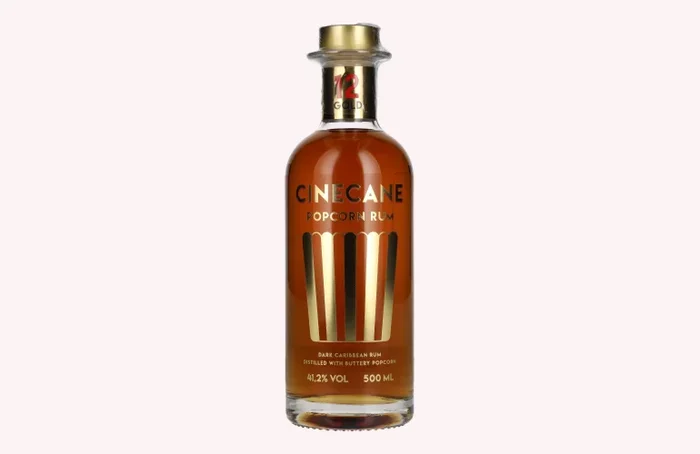 Cinecane 12 Gold POPCORN Rum 41,2% Vol. 0,5l