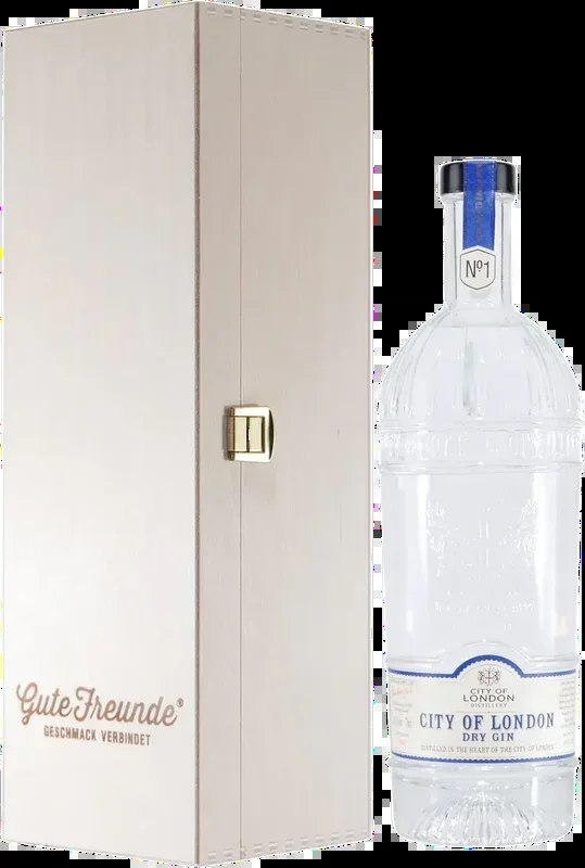 City of London Dry Gin No.1 with wooden gift box