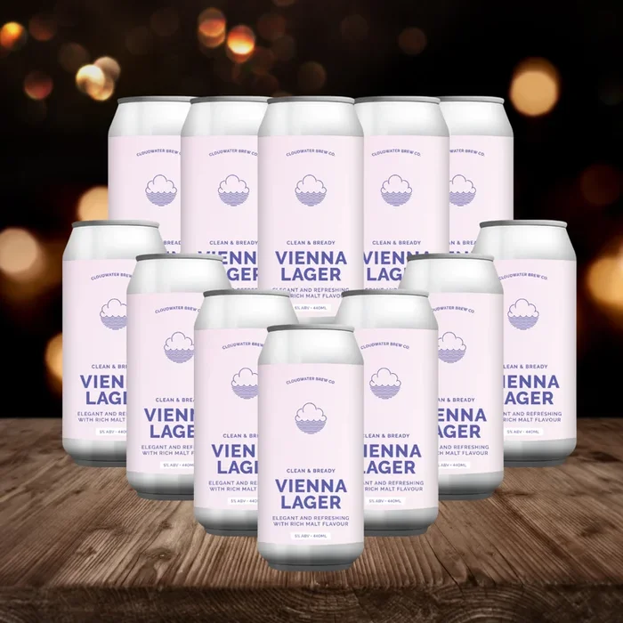 Cloudwater Vienna Lager 440ml Cans – 4.5% ABV (12 Pack)