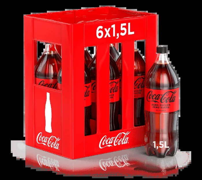 Coca-Cola Zero 150cl 6-Harasse | Zuckerfreie Erfrischung