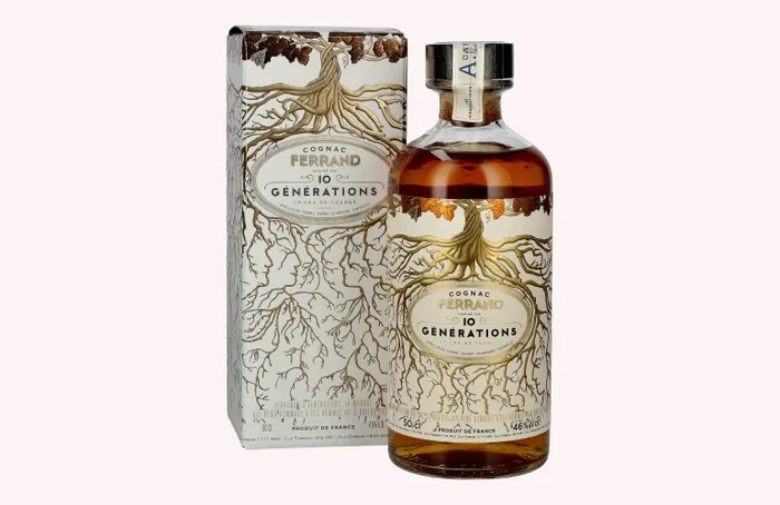 Cognac Ferrand 10 GÉNÉRATIONS 1er Cru de Cognac Grande Champagne 46% Vol. 0,5l in Geschenkbox