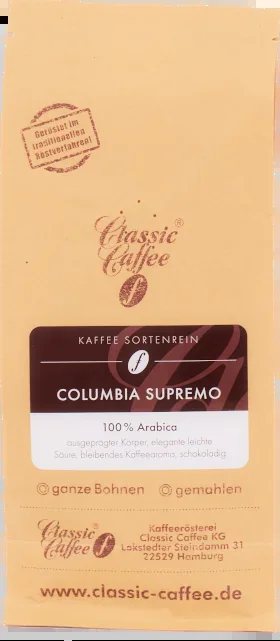 Columbia Supremo coffee