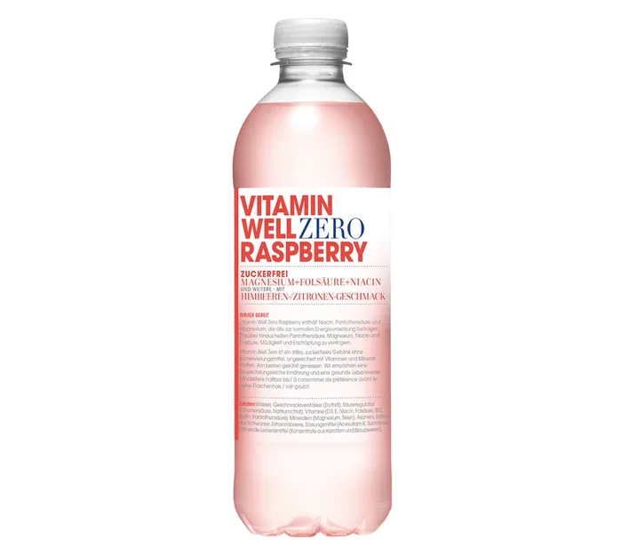 Commandez Vitamin Well Zero Framboise (50cl) en ligne