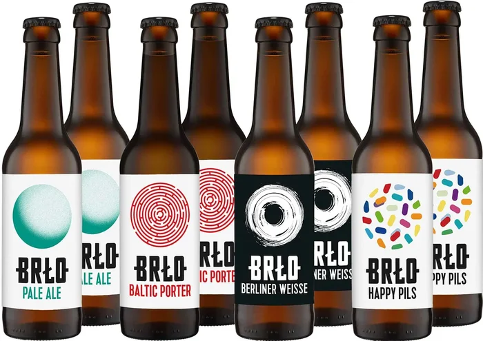 Craft Beer Paket BRLO Bier mit 8 Bierflaschen