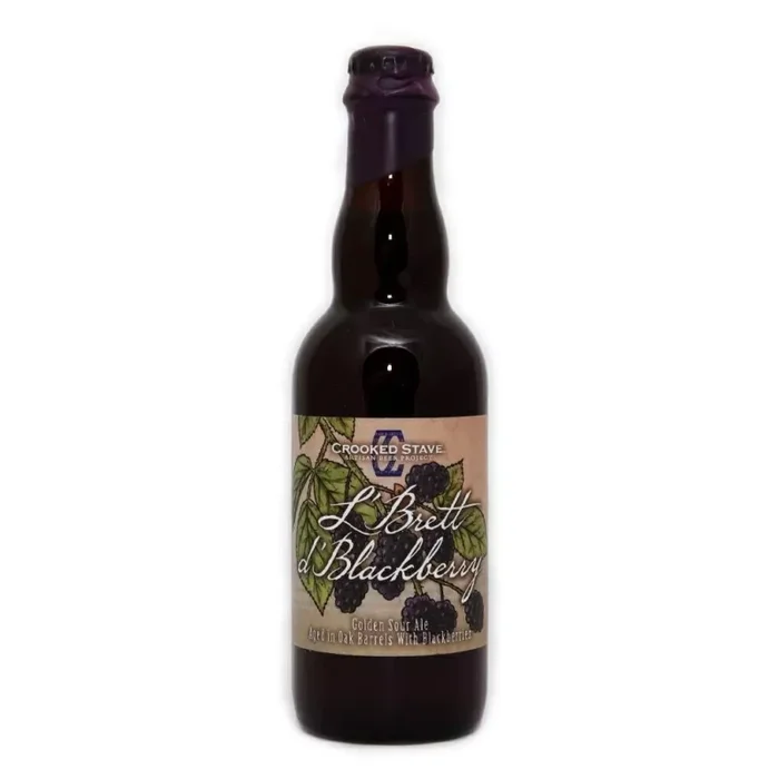 CROOKED STAVE L’BRETT D’BLACKBERRY golden sour ale aged in oak barrels 6% 0,375ML
