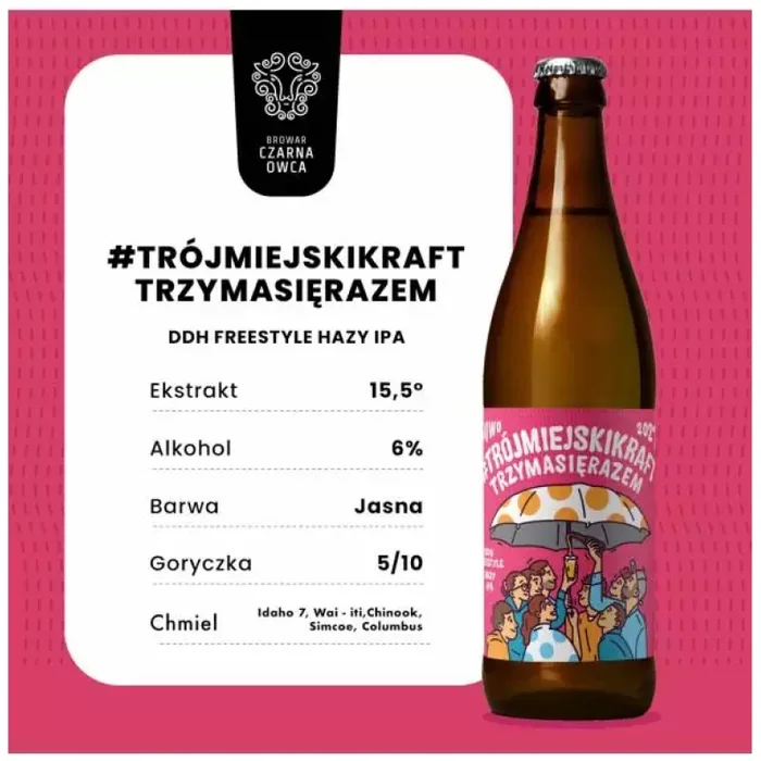 Czarna Owca Trójmiejski Kraft – DDH Freestyle IPA