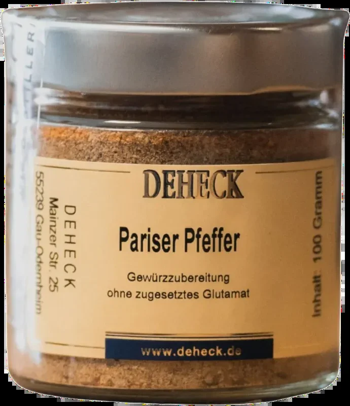 Deheck Manufaktur Pariser Pfeffer Gewürz – Gewürzmischung