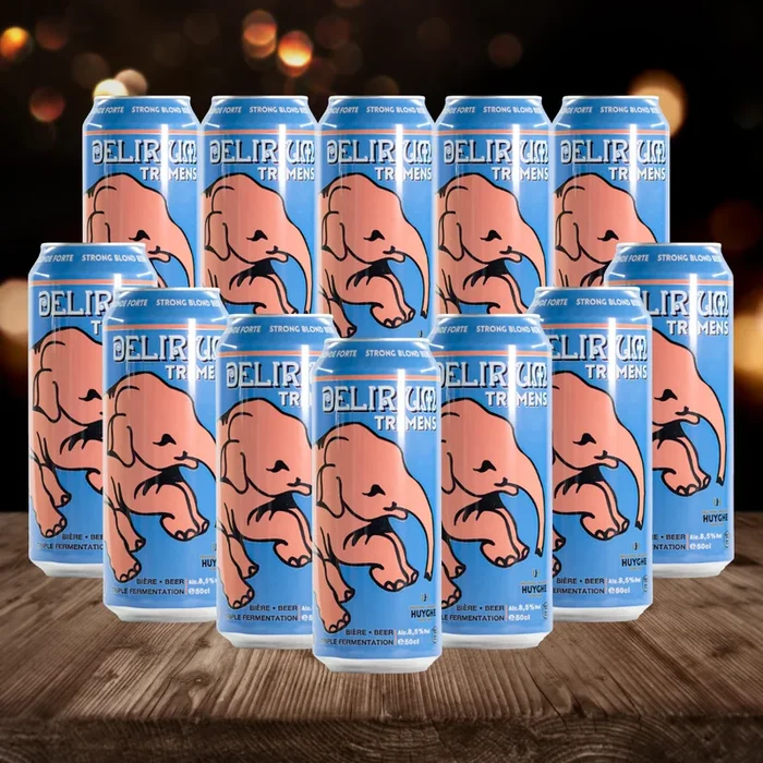Delirium Tremens Belgian Blonde Strong Ale 500ml Cans – 8.5% ABV (12 Pack)