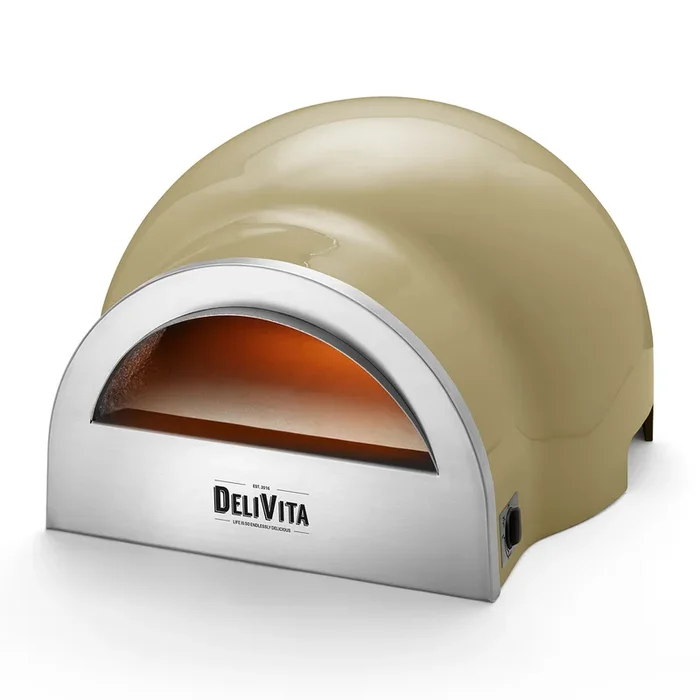 DeliVita | ECO Gas Pizzaofen | Olive Green | Olivgrün