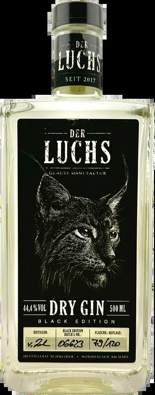 The Luchs Dry Gin Black Series