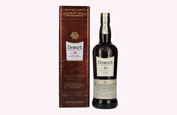 Dewar’s 18 Years Old Double Aged Blended Scotch Whisky 40% Vol. 0,7l in Tinbox