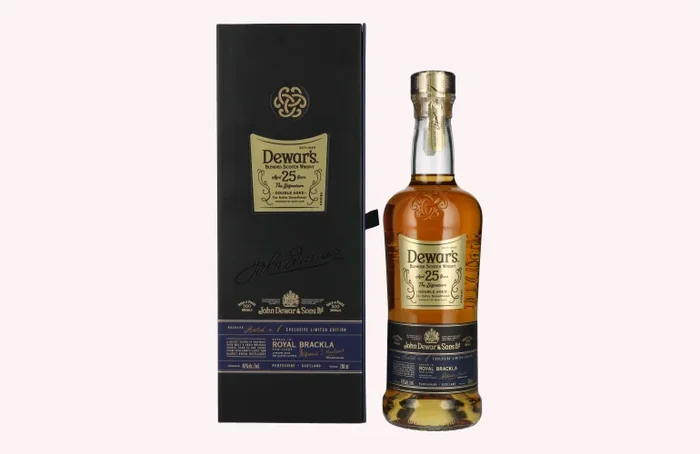 Dewar’s 25 Years Old Double Aged Blended Scotch Whisky 40% Vol. 0,7l in Geschenkbox
