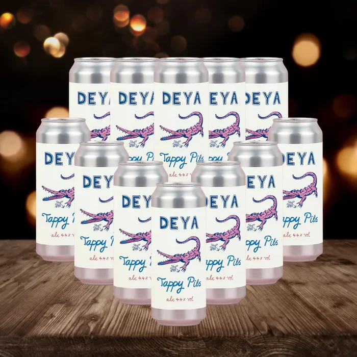 Deya Tappy Pils British Pilsner 500ml Cans – 4.4% ABV (12 Pack)