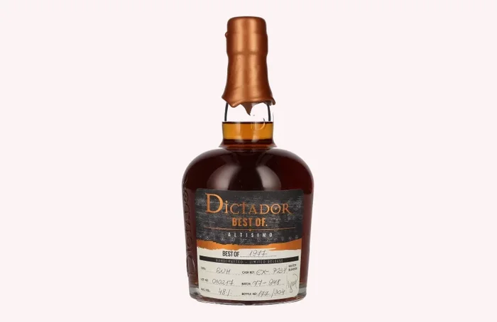 Dictador BEST OF 1977 ALTISIMO Colombian Rum 40YO/010217/EX-P234 48% Vol. 0,7l
