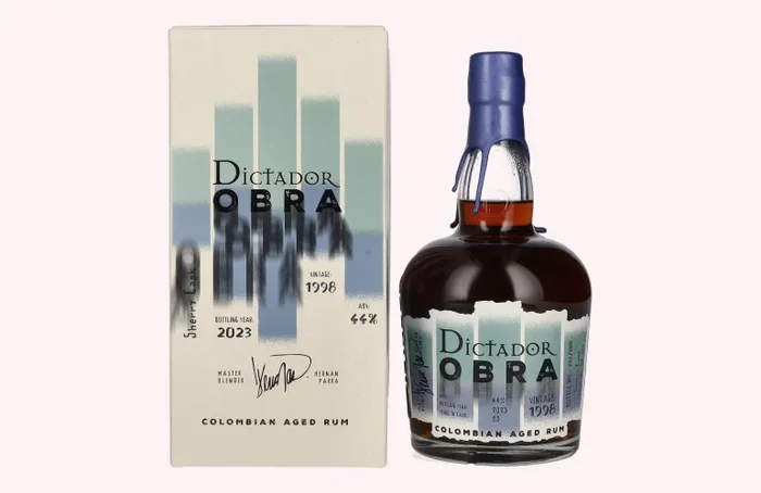 Dictador OBRA VINTAGE 25 Years Old SHERRY CASK Rum 1998 44% Vol. 0,7l in Geschenkbox