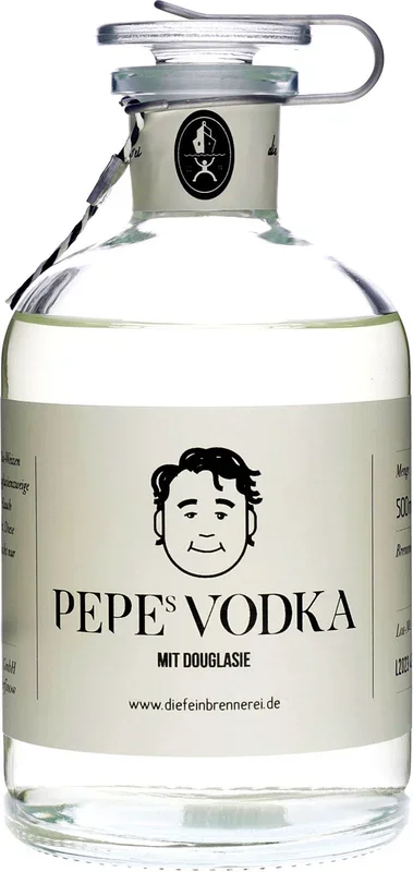 Die Feinbrennerei Pepes Vodka 0,5 Liter 40 % Vol.