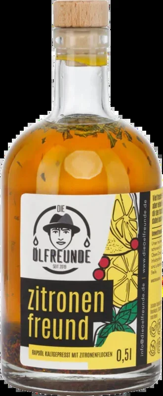 Die Ölfreunde Zitronenfreund – Rapeseed oil with lemon flakes