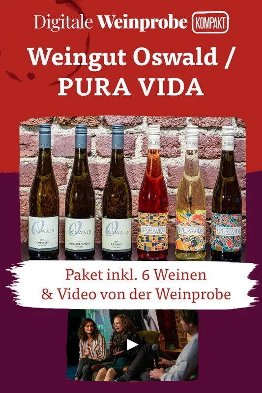 Digitale Weinprobe Kompakt – Weingut Oswald/PURA VIDA