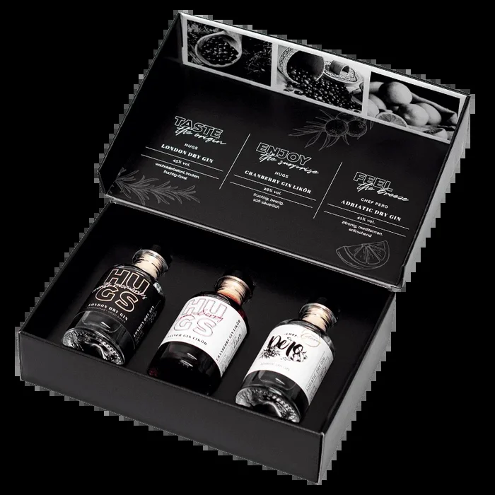 Distillery Cutura TASTINGBOX (1x London Dry Gin + 1x Adriatic Dry Gin + 1x gin liqueur)