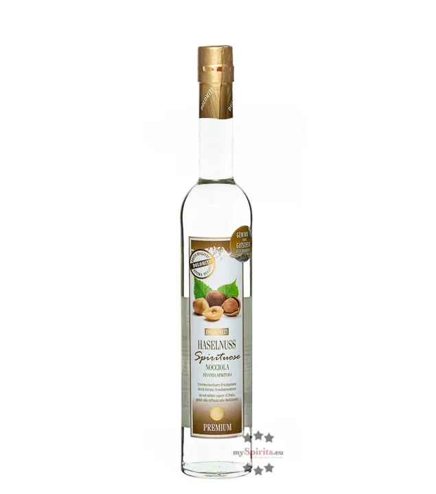 Dolomiti Haselnuss Schnaps Premium 40 % Vol.