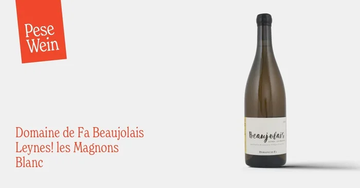 Domaine de Fa Beaujolais Leynes! les Magnons Blanc 2022