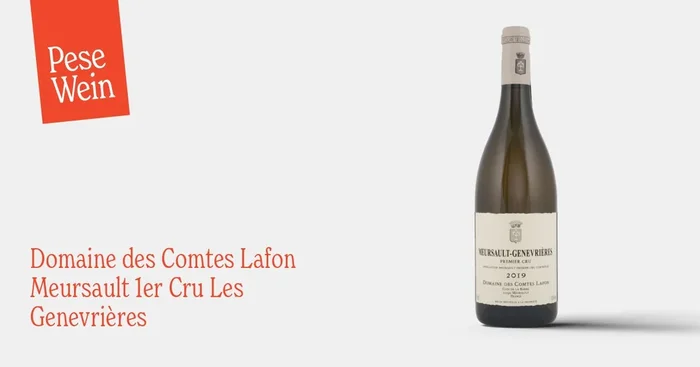 Domaine des Comtes Lafon Meursault 1er Cru Les Genevrières 2019