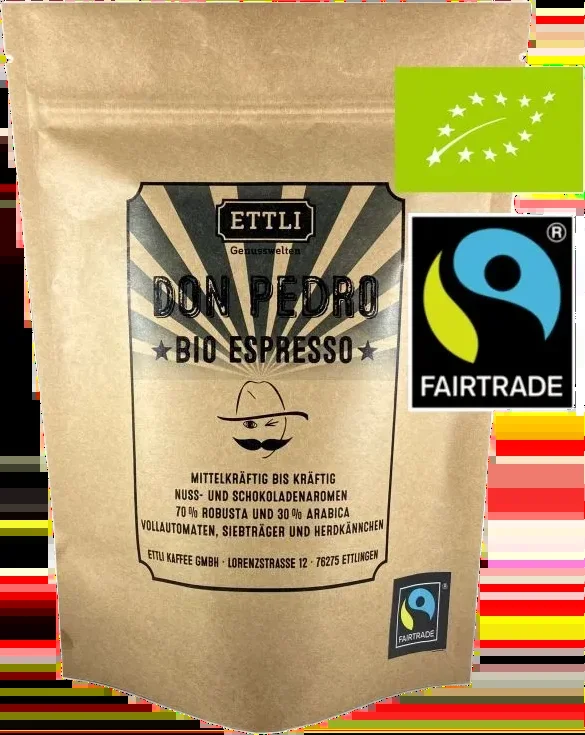 DON PEDRO Espresso Fairtrade Bio