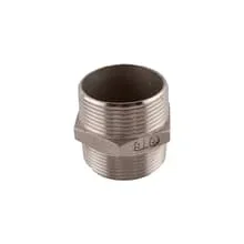 Doppelnippel 1 1/2″ mit Sechskant Edelstahl