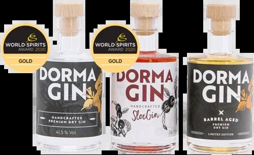 DormaGIN Miniatur Set (1x London Dry Gin + 1x Sloe Gin + 1x Barrel Aged)