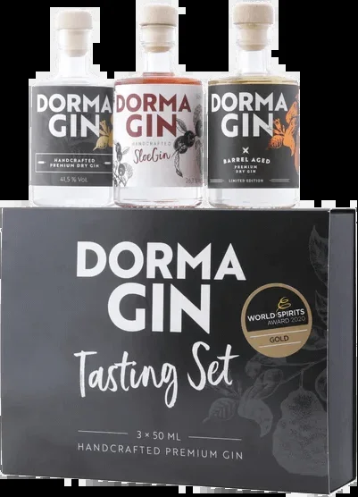 DormaGIN Tasting Set (1x London Dry Gin + 1x Sloe Gin + 1x Barrel Aged)