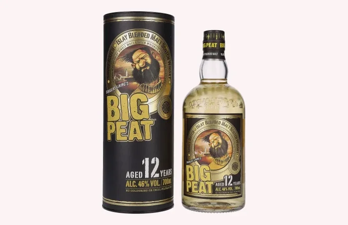 Douglas Laing BIG PEAT 12 Years Old Islay Blended Malt 46% Vol. 0,7l in Geschenkbox