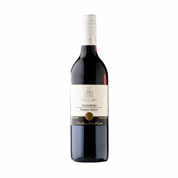 Dunkelfelder lieblich 2024 – harmonischer Rotwein mit Beerenfrucht, 0,75 l