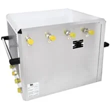 Durchlaufkühler 4-leitig 7 mm 100 Liter/h – trocken