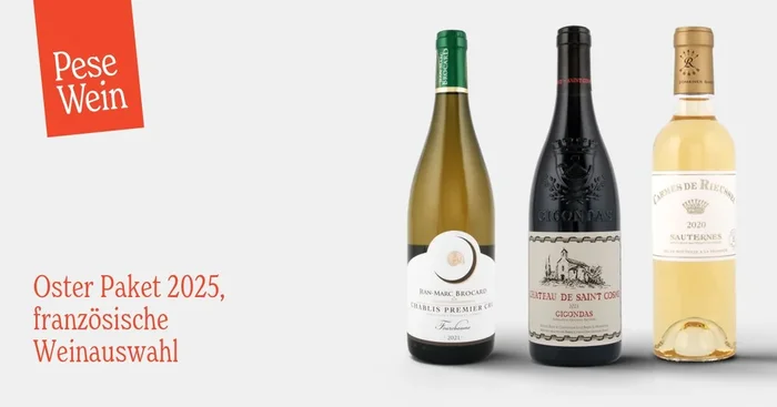 Easter package 2025, French wine selection
