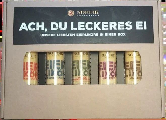 Egg liqueur gift set (5 types of egg liqueur, 100 ml each)