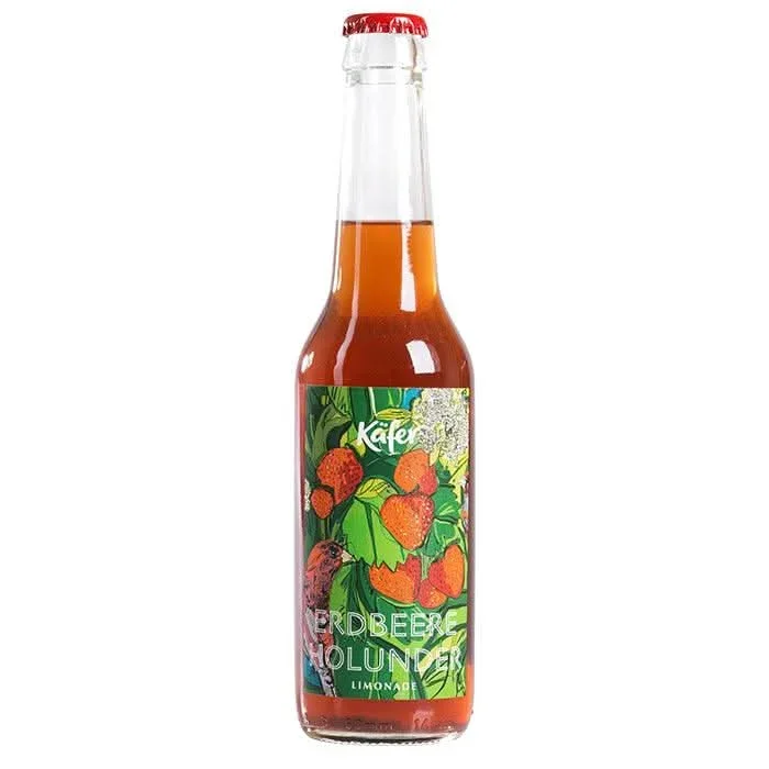Erdbeere-Holunder Limonade