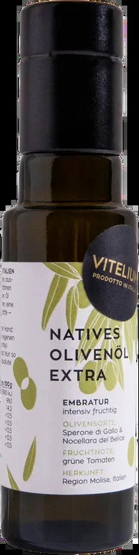 Extra virgin olive oil – intensely fruity